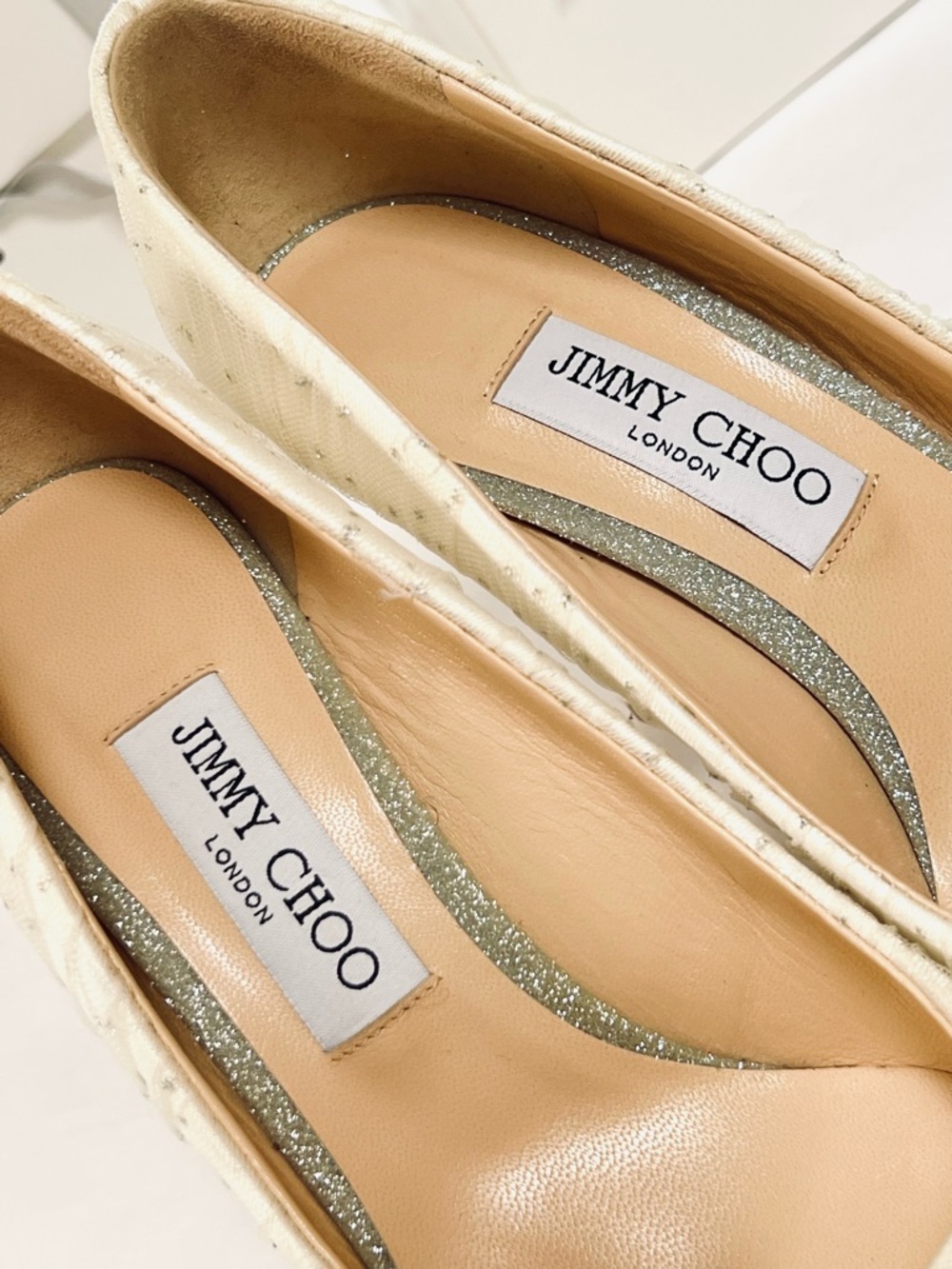 Jimmy Choo Romy 100 glitter polka dots pumps - Picture 6 of 16